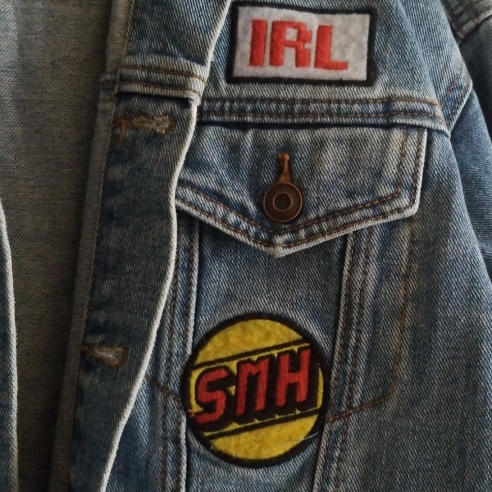 F21 Patch Jean Jacket - image 7